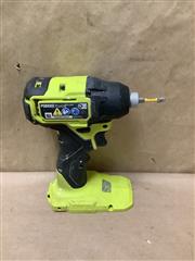 RYOBI TOOLS PCL500/ PBLAG02/PSBID02 3PC COMBO TOOL SET WITH BATTERIES & CHARGER